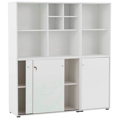 Artikelbild für MÖBELPARTNER Regalschrank 400, 701774 weiß 151,1 cm 41,0 cm, 1 St., Artikelnummer 774103