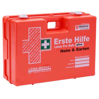 Artikelbild für LEINA-WERKE Erste-Hilfe-Koffer Pro Safe plus Heim & Garten DIN 13169 + Erweiterung orange, Artikelnummer 565972