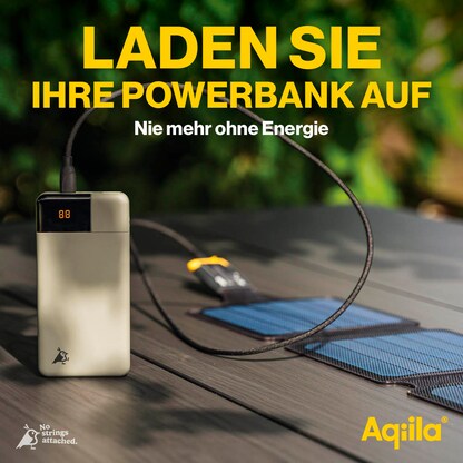 Artikelbild 3 für Aqiila® Sunbird P21 Solarladegerät schwarz, 21 W, Artikelnummer 534006