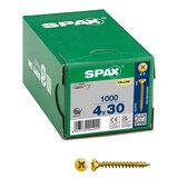 Artikelbild 1 für SPAX® Universalschrauben Z2 Senkkopf YELLOX 1081020400305 4 mm x 30 mm, 1.000 St., Artikelnummer 394469