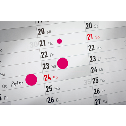 Artikelbild 3 für AVERY Zweckform Klebepunkte 3854 magenta Ø 19,0 mm, 250 St., Artikelnummer 416185