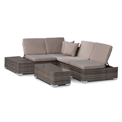 Artikelbild 2 für Garden Pleasure Loungegruppe Alcudia, grau Kunststoff, Metall, 10-teilig, Artikelnummer 231688