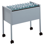 Artikelbild 1 für DURABLE Hängemappenwagen Längs-Registratur silber für bis zu 80 Hängemappen, Artikelnummer 468223
