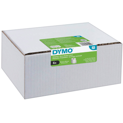 Artikelbild 2 für DYMO Etikettenrollen für Etikettendrucker S0722430 weiß, 54,0 x 101,0 mm, 6 x 220 Etiketten, Artikelnummer 917789