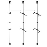 Artikelbild 1 für relaxdays Teleskop-Fahrradhalter für 2 Fahrräder, 1 St., Artikelnummer 441281