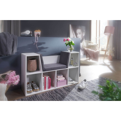 Artikelbild 5 für WOHNLING Schuhregal weiß 102,0 x 30,0 x 62,0 cm, 1 St., Artikelnummer 907974