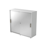 Artikelbild 1 für HAMMERBACHER Schiebetürenschrank 1753S, V1753S/W/S/SG silber, weiß 2 Fachböden 120,0 x 40,0 x 110,0 cm, Artikelnummer 376149