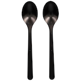 Artikelbild 1 für circulware RESBONSIBLES Mehrweg-Löffel, Kunststoff schwarz, 50 St., Artikelnummer 889367
