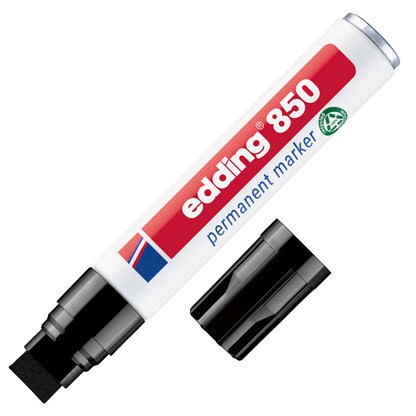 Artikelbild für edding 850 Permanentmarker schwarz 5,0 - 16,0 mm, 1 St., Artikelnummer 466615