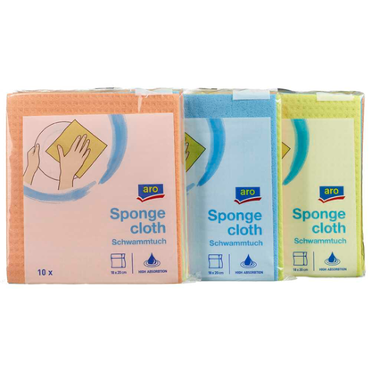 Artikelbild für aro Schwammtücher, 3x 10 St., Artikelnummer 798387