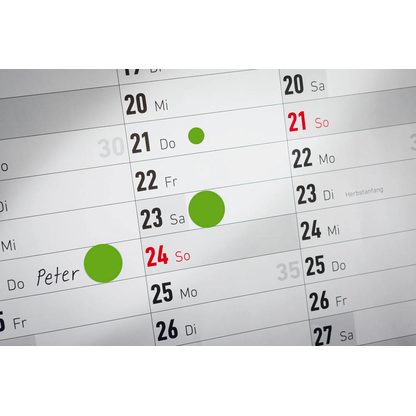 Artikelbild 3 für AVERY Zweckform Klebepunkte 3855 grün Ø 19,0 mm, 250 St., Artikelnummer 416192