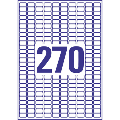 Artikelbild 3 für AVERY Zweckform Etiketten L4730REV-25 weiß 17,8 x 10,0 mm, 30 Blatt, Artikelnummer 345421