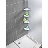 Artikelbild 1 für WENKO Teleskop-Duschregal Compact weiß 26,0 x 19,5 x 78,0-275,0 cm, Artikelnummer 804643