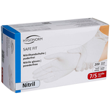 Artikelbild 1 für HYGONORM unisex Einmalhandschuhe SAFE FIT weiß Größe S, 200 St., Artikelnummer 588044