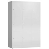 Artikelbild 1 für ClassiX Schließfachschrank lichtgrau X-523330, 9 Schließfächer 118,5 x 50,0 x 180,0 cm, Artikelnummer 189379
