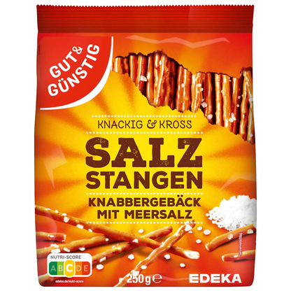Artikelbild für GUT&GÜNSTIG Salzstangen 250,0 g, 1 St., Artikelnummer 989879