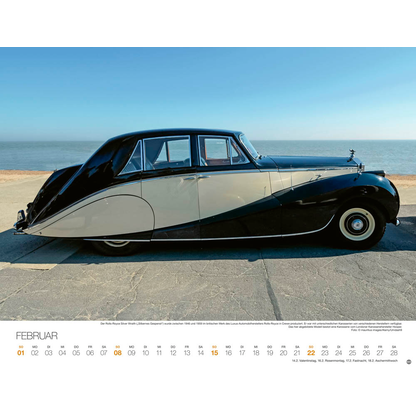 Artikelbild 3 für Heye Monats-Wandkalender LEGENDÄRE AUTOS 2026, 1 St., Artikelnummer 551196