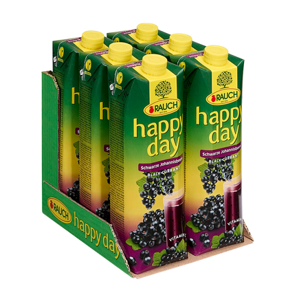 Artikelbild 6 für happy day Fruchtnektar Schwarze Johannisbeere 6x 1,0 l, Artikelnummer 533139