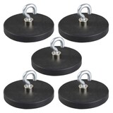 Artikelbild 1 für EICHNER Magnethaken schwarz, Metall Ø 4,3 x 6,0 cm, 5 St., Artikelnummer 704383