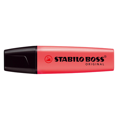 Artikelbild 2 für STABILO BOSS ORIGINAL Textmarker rot, 1 St., Artikelnummer 316315