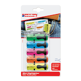 Artikelbild 1 für edding mini highlighter Textmarker farbsortiert, 5 St., Artikelnummer 824122
