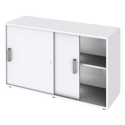 Artikelbild für HAMMERBACHER Schiebetürenschrank Haziender, V1752S/5/5/SG lichtgrau 1 Fachboden 120,0 x 40,0 x 74,8 cm, Artikelnummer 792739