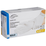 Artikelbild 1 für HYGONORM unisex Einmalhandschuhe SAFE FIT weiß Größe M, 200 St., Artikelnummer 588057