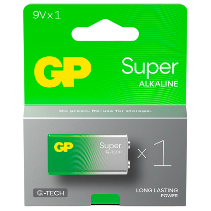 Artikelbild 2 für GP Batterie SUPER Alkali-Mangan E-Block 9,0 V, 1 St., Artikelnummer 118966