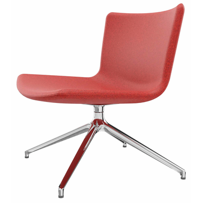 Artikelbild 2 für fm Sessel LODUS rot chrom Stoff 86,0 x 86,0 x 80,0 cm, 1 St., Artikelnummer 448729