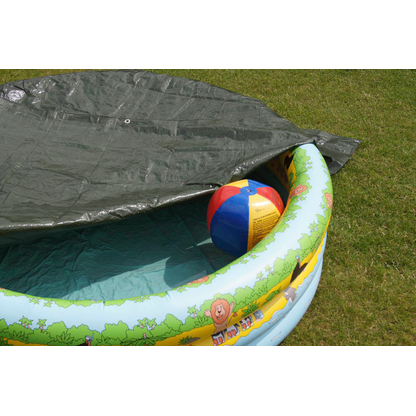 Artikelbild 4 für CONNEX Abdeckplane 3,0 x 4,0 m grün 100,0 g/qm, Artikelnummer 261356