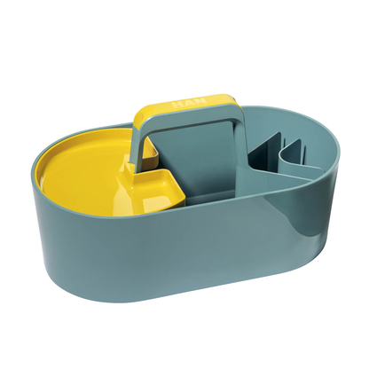 Artikelbild für HAN Schreibtisch-Organizer Toolbox Loft blau Kunststoff 4 Fächer 34,0 x 18,7 x 18,8 cm, Artikelnummer 630796