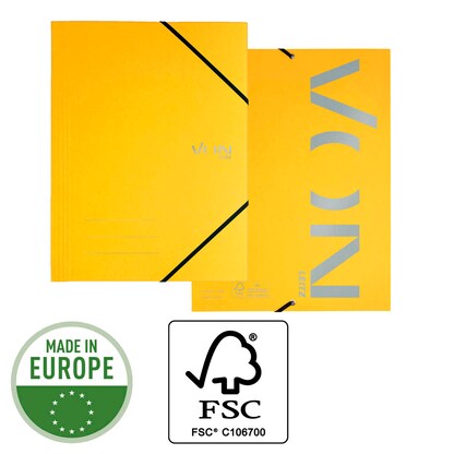 Artikelbild 5 für VON LEITZ Eckspanner DIN A4 gelb, 1 St., Artikelnummer 635179