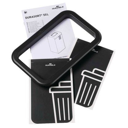 Artikelbild 13 für DURABLE DURASORT® Mülleimer 55,0 l anthrazit, 1 St., Artikelnummer 732556