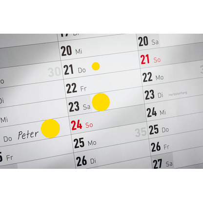 Artikelbild 3 für AVERY Zweckform Klebepunkte 3856 gelb Ø 19,0 mm, 250 St., Artikelnummer 416300