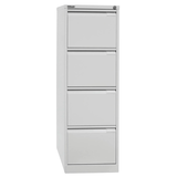Artikelbild 1 für BISLEY Hängeregistraturschrank lichtgrau 4 Schubladen 41,3 x 62,2 x 132,1 cm, 1 St., Artikelnummer 581439