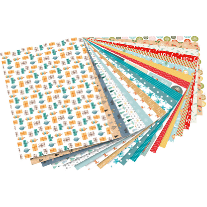 Artikelbild 2 für folia Motivblock Winterzauber farbsortiert 270 g/qm 1 Block, Artikelnummer 272852