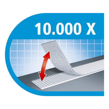 Artikelbild 3 für tesa Klettband ON & OFF® UNIVERSAL weiß, 1 Rolle, Artikelnummer 304263