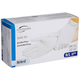 Artikelbild 1 für HYGONORM unisex Einmalhandschuhe SAFE FIT weiß Größe L, 200 St., Artikelnummer 588069
