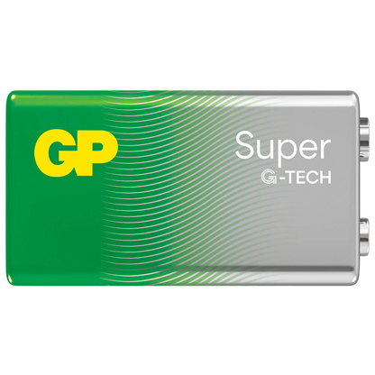 Artikelbild für GP Batterie SUPER Alkali-Mangan E-Block 9,0 V, 1 St., Artikelnummer 118966
