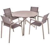 Artikelbild 1 für Garden Pleasure Sitzgruppe SIENNA, silber Kunststoff, Metall, 5-teilig, Artikelnummer 311059