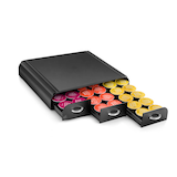 Artikelbild 1 für cep Kapselspender Kaffeestation 3 Schubladen Mod. 23006 schwarz, 1 St., Artikelnummer 369609