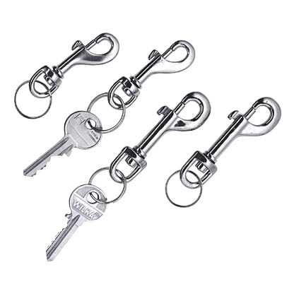 Artikelbild für WEDO Karabinerhaken silber, 4 St., Artikelnummer 234765