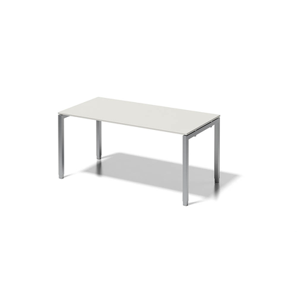 Artikelbild für BISLEY Cito höhenverstellbarer Schreibtisch grauweiß, silber rechteckig, 4-Fuß-Gestell silber 160,0 x 80,0 cm, Artikelnummer 257100