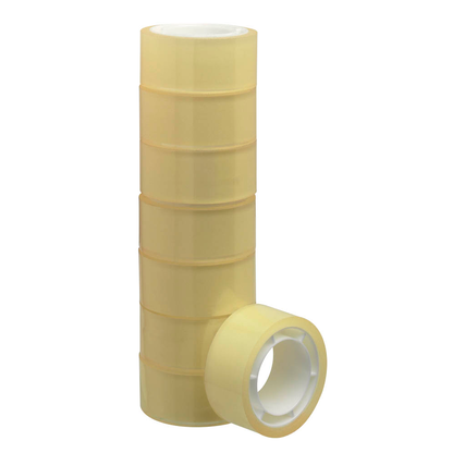 Artikelbild für WIHE-lux Klebefilm transparent 18,0 mm x 10,0 m 8 Rollen, Artikelnummer 181267