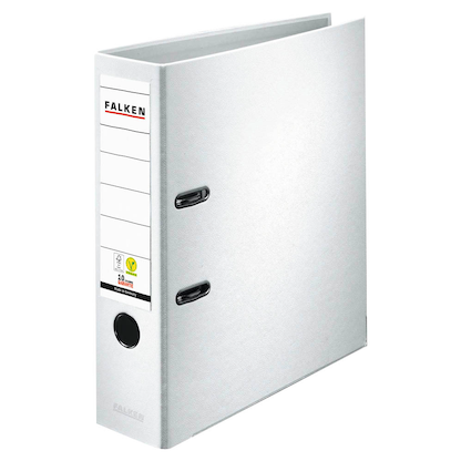 Artikelbild für FALKEN Color Ordner weiß Kunststoff 8,0 cm DIN A4, 1 St., Artikelnummer 872205