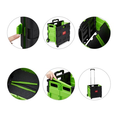 Artikelbild 7 für relaxdays Einkaufstrolley Kunststoff schwarz 46,0 x 37,0 x 39,0 cm, Artikelnummer 361987