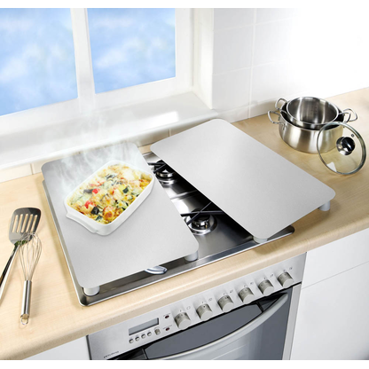 Artikelbild 3 für WENKO Herdabdeckplatten silber, 2 St., Artikelnummer 531543