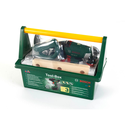 Artikelbild 3 für klein Spielzeug-Werkzeugkoffer 8520 grün, grau, Artikelnummer 604177