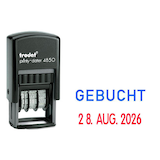 Artikelbild 1 für trodat Datumstempel mit Text 