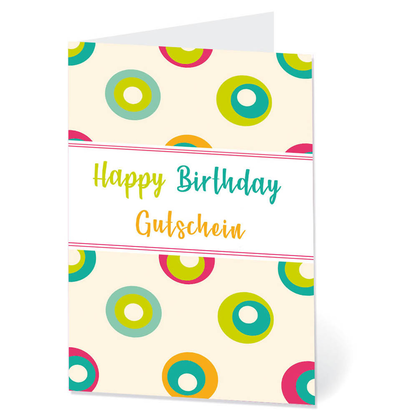 Artikelbild für LUMA Gutschein Geburtstag modern mit Innentext AM1069 DIN B6, 1 St., Artikelnummer 753952